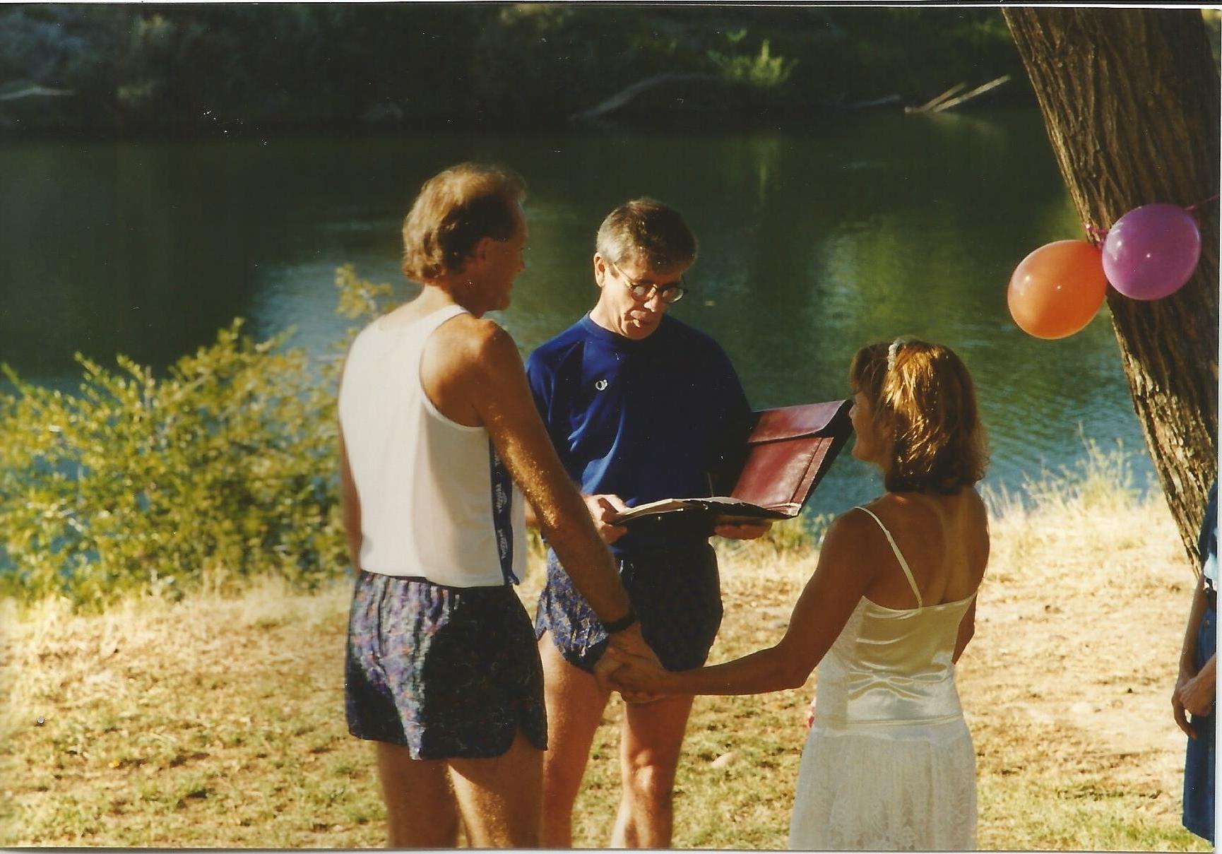 Joe Staats marrying Theresa McCourt and Howard Price